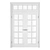 Sliding Door Partition - Modern and Versatile 3D model small image 2