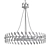 Elegant Laurus Chandelier by Currey 3D model small image 2