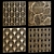 Decorative Square Panels Set 8: Versatile and Stylish 3D model small image 1