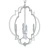 Elegant Four-Light Chandelier 3D model small image 2