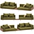Modern Brasilia Sofa - Minotti 3D model small image 1