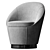 Elegant Curve Armchair by Donghia 3D model small image 2