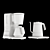 Cuisinart Pour-Over Coffee Set 3D model small image 4