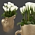 Golden Booty Vase: Glamorous Ceramic Décor 3D model small image 3