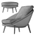 Luxurious Armchair from Minotti's Lido 2021 Collection 3D model small image 5