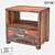 Curbstone LoftDesign 531 - Stylish and Functional Wood Storage 3D model small image 1