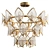 Sleek Nordic Chandelier 3D model small image 5
