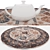 Versatile Set of 8 Rugs 3D model small image 4