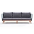 Natural & Gray Grace Bay Sofa 3D model small image 2