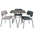 Metallic Elegance: Marlen Met Chair 3D model small image 1