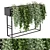 Greenery Charm: Ferm Living Bau Pot Large Set 3D model small image 2