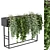 Greenery Charm: Ferm Living Bau Pot Large Set 3D model small image 3