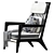 Elevate Your Space: Benchmark Gleda Armchair 3D model small image 3