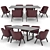 Elegant PolronaFrau Furniture Set 3D model small image 1