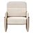 Tabac Lounge Chairs: Sophisticated Comfort for Your Space 3D model small image 2