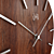 Tomas Stern 4033B Wall Clock - Vintage Style Wooden Design 3D model small image 3