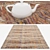 Stylish Set of 6 Rugs 3D model small image 3