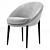 Elegant Minotti Lido Chair & Table 3D model small image 4