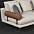 Elegant B&B Atoll Sofa: Luxurious Comfort 3D model small image 3