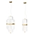 Elegant Liberty Pendant Light 3D model small image 1