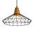 Nordic Hanging Cage Lamp 3D model small image 1