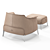 Luxury Italian Armchair: Archibald Gran Comfort 3D model small image 2