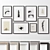 Modern Frame Collection - Set of 8 Styles 3D model small image 1