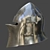 Visored Barbuta Helmet: VR/AR Low Poly, PBR Textures 3D model small image 19