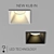 Sleek LED Ceiling Light: New Kub In 3D model small image 1