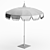 Stripe Fringe Umbrella by Serena & Lily 3D model small image 3