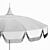 Stripe Fringe Umbrella by Serena & Lily 3D model small image 6