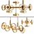 Elegant Nottingham Chandelier Collection 3D model small image 1