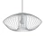 Modern Gold Pendant Light 3D model small image 2