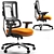 Elegant Office Star Armchair 3D model small image 3