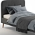 Elevate Your Bedroom with JYSK KONGSBERG Bed 3D model small image 3