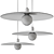 Atom Suspension Pendant Lamp: Elegant and Versatile Design 3D model small image 2