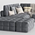 Sophisticated Moon Sofa 3D model small image 4