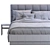 Modern Boconcept Bed - Lugano 3D model small image 4