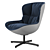 Elegant Italian Armchair: Softy 3D model small image 5