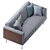 Luxurious Carre Villeroy & Boch Sofa 3D model small image 5