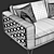 Luxurious Carre Villeroy & Boch Sofa 3D model small image 6