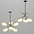 Mushroom Glow Chandelier 3D model small image 2