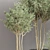 Green Oasis Indoor Plant Set 3D model small image 3