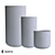 Classic Concrete Planters Collection: Topper 3D model small image 1