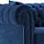 Ink Blue Velvet Tufted Sofa 3D model small image 2