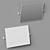 Pivot Vanity Mirror by Pottery Barn 3D model small image 3