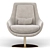 Modern Elba Armchair: Sleek Design, Maximum Comfort 3D model small image 3