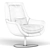 Modern Elba Armchair: Sleek Design, Maximum Comfort 3D model small image 5