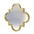 French Gold Quatrefoil Wall Mirror 3D model small image 2