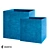 Cube Color Om Planters: Stylish, Durable, and Lightweight 3D model small image 1